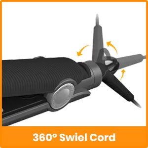 360º SWIVEL CORD